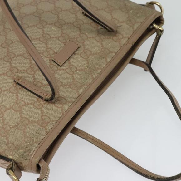 GUCCI GG Supreme Hand Bag PVC 2way Pink 353440 Auth BD1945 - Picture 6 of 16